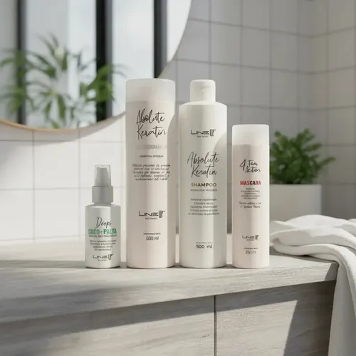 Tratamiento Acondicionador Hidra Hidrolized Absolute Keratine Cabellos Secos Keratina Hidrolizada penetra en tu fibra capilar sellando Cutículas Hidrata AntiFrizz Producto Profesional 500Mls LineUp