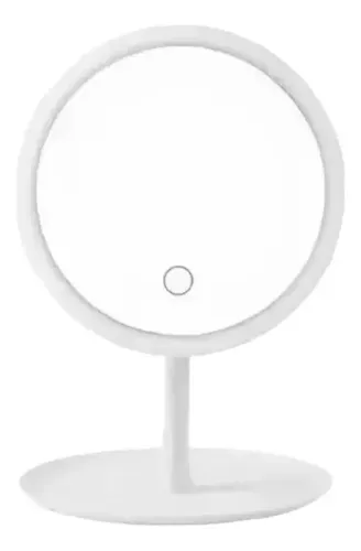 Espejo De Maquillaje Luz Led Touch Usb Regulable Aro Led
