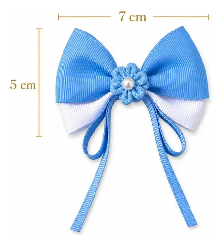 Colitas Moño Pelo Niña X6 Infantil Flores Pompones Colores