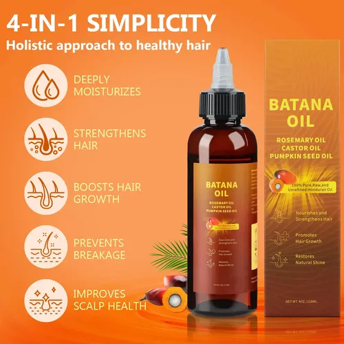 Aceite Capilar De Romero Y Batana 4 En 1, Aceite Nutritivo N