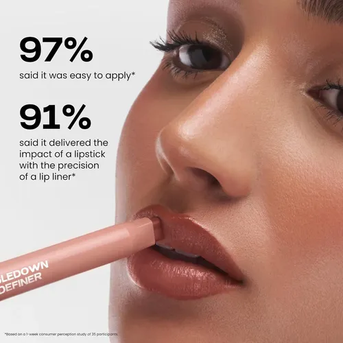 Delineador/bálsamo Sacheu Doubledown Labios, Color Satinado