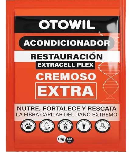Acondicionador Otowil Caja X 24 Sobres De 10g Sachet Gym