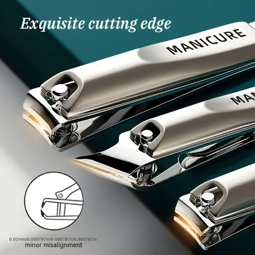 Set Alicate Y Cortaúñas Manicura 5 Piezas Con Estu 5pcs