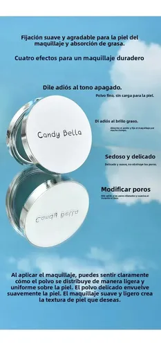 Polvo Compacto Fijador Mate Control Aceite Base Maquillaje