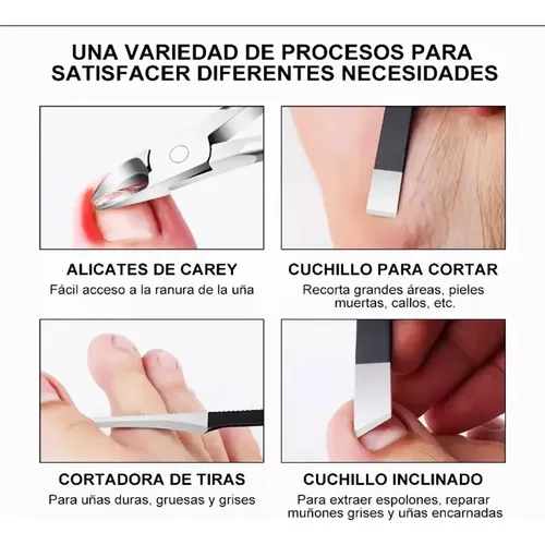 Set Profesional De Manicura Y Pedicura De 13 Piezas