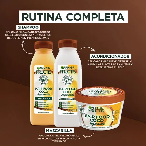 Mascarilla Fructis Hair Food Coco 350ml