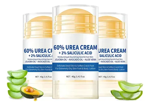 Crema Para Pies Con 60% De Urea Más 2% Ácido Salicílico Azul
