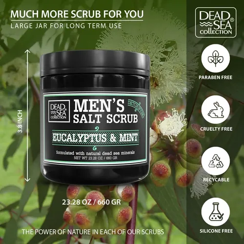 Exfoliante Corporal Colección Del Mar Muerto, Eucalipto Y Me