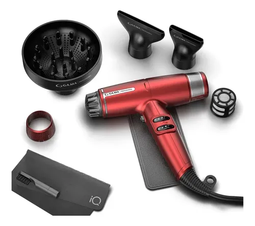 Gama Professional Secador De Pelo Iq Lite Max Rojo