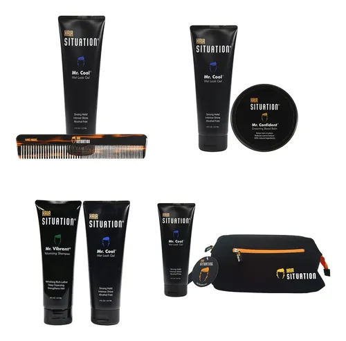 Gel De Cabello Hair Situation Mr. Cool Efecto Mojado Fijación Fuerte 2