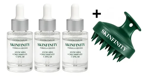Serum Anticaída Skinfinity X3 + Cepillo Masajeador