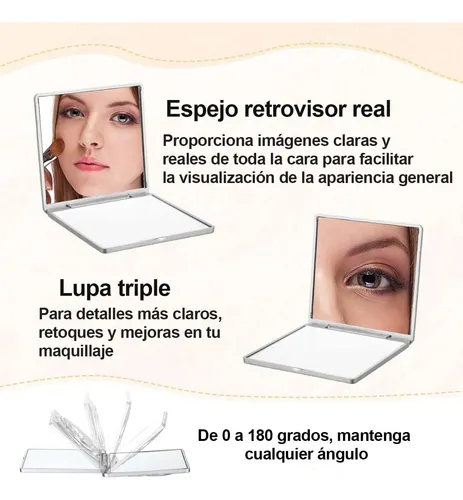 Espejo De Bolsillo, 12 Piezas De Espejitos De Bolsillo