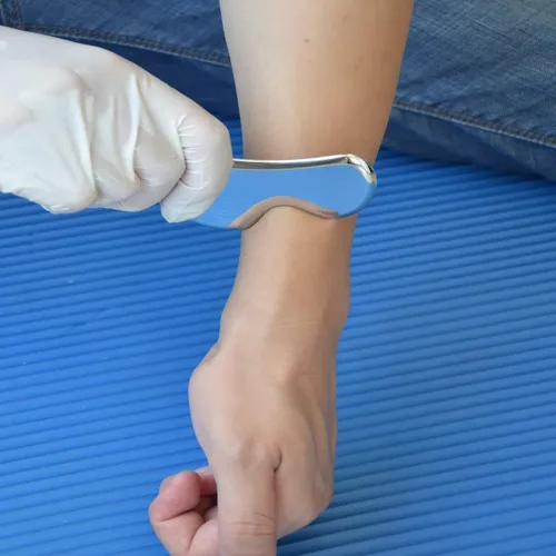 Herramienta Gua Sha Acero Inox Para Masajes Y Dolor