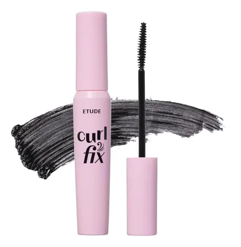 Máscara De Pestañas Etude Curl Fix, Fijación Fuerte,;