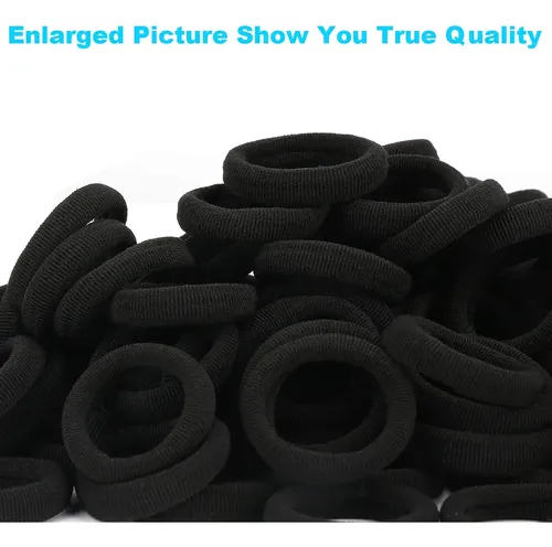 Cintas Para El Pelo Qarwayoc De Algodón Negro Para Niñas, 2,