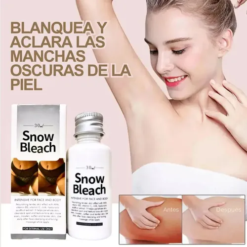 Crema Blanqueadora Aclaradora Piel Snow Bleach Zona Intima Neutro