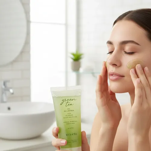 Gel De Limpieza Para Rostro Green Tea Vegana