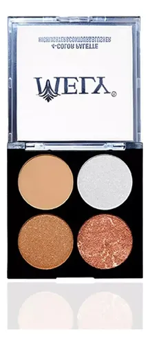 Paleta Maquillaje Contorno Rubor Iluminador Mely Caobamakeup