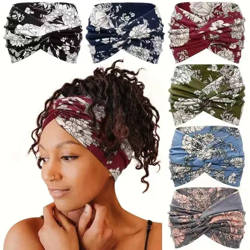 Para Diadema Elástica Con Nudos Para El Pelo En Forma De