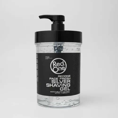 Red One Gel Silver Shaving Gel Hidratante Fresh 1000 Ml