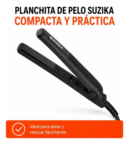 Planchita De Pelo Plancha Pelo Cabello Cerámica Suzika Pl047