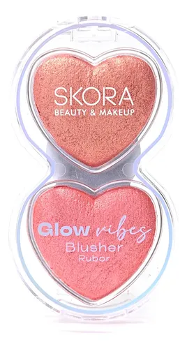 Rubor Polvo Doble Corazon Skora Glow Vibes Duo Blush