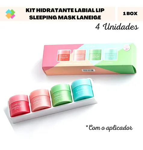 Máscara Labial Laneige Lip Sleeping Mask original 4 unidades