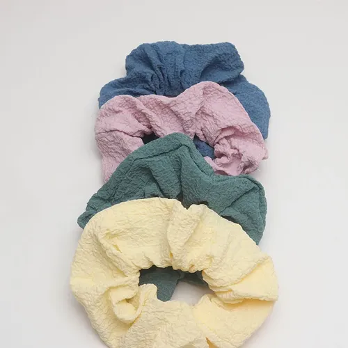 Coleteros De Tela Con Textura Suave, Cintas Multicolores Par