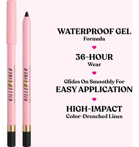 Lápiz Delineador En Gel Resistente Al Agua Killer Liner
