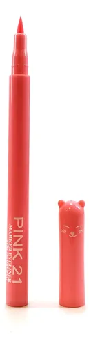 Delineador De Ojos Gatito Pink 21 Fibra De Colores 24 Horas