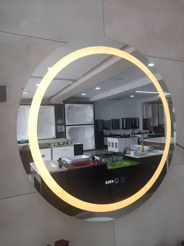 Espejo Baño Luz Led Bluetooth Redondo Desempañador 60 Cm