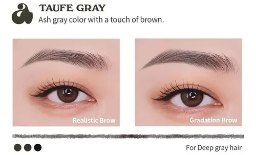 Lápiz Delineador De Cejas – Unleashia Shaper Defining Color 3 Taupe Gray