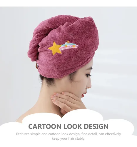 Gorros De Baño For Niñas, De Secado Rápido, For Secar El C