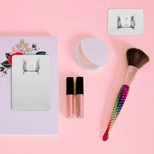 4 Piezas Plato Mezclador De Acero Inoxidable Para Maquillaje