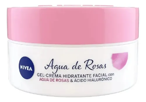 Crema facial hidratante en gel NIVEA Rose Care para todo tipo de piel x 50 ml