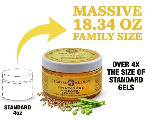 Gel Peinado Linaza Original Blends 18.34 Oz