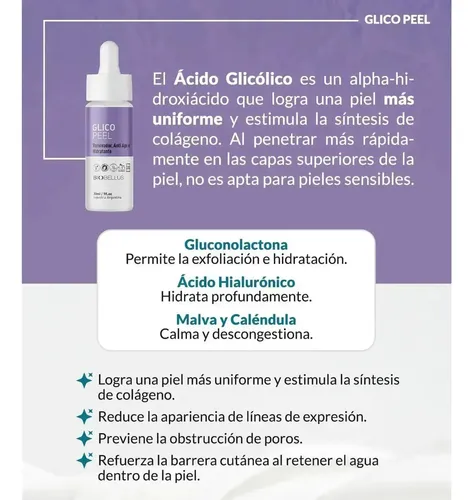 Biobellus Glicopeel Exfoliante Quim. 30ml