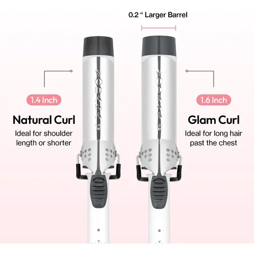 Plancha De Pelo Vodana Glamwave 4 Cm Blanca 100v-240v