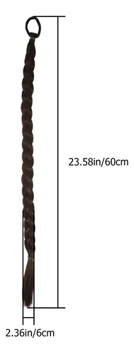 Extensiones De Cabello Sintético Largo Y Liso Trenzado En Co