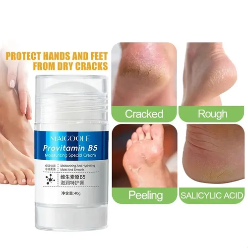 Crema Hidratante Para Pies Con Vitamina B5, 2 Unidades, Para