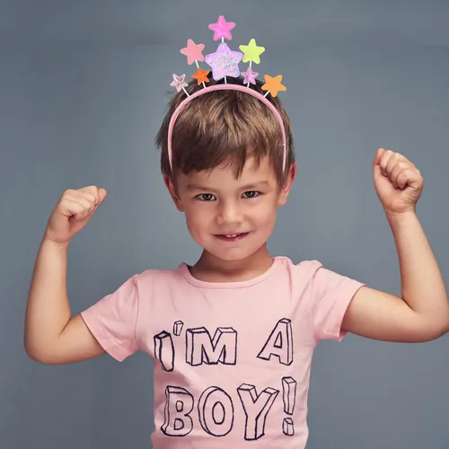 4 Vinchas Estrella Niña Cinta Pelo Infantil Estrellas