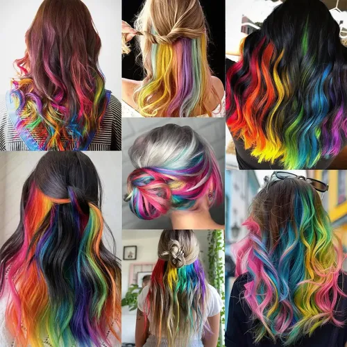 Extensiones Cabello Sinteticas Cortinas Fantasía, 26 Unidade