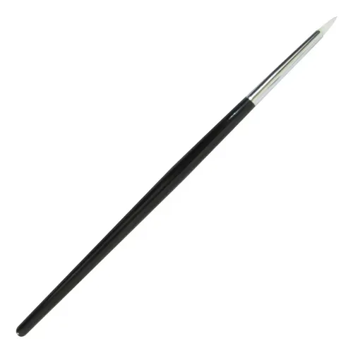 Pincel De Silicona Punta Fina Jessamy Para Nail Art Color Negro
