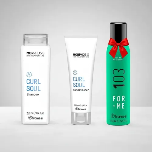 Kit Framesi Curl Soul Shampoo + Acond. + Shampoo Seco