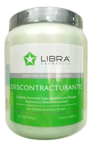Pack Crema Corporal y Óleo Neutro Libra Cosmética para Masajes con Crema Descontracturante