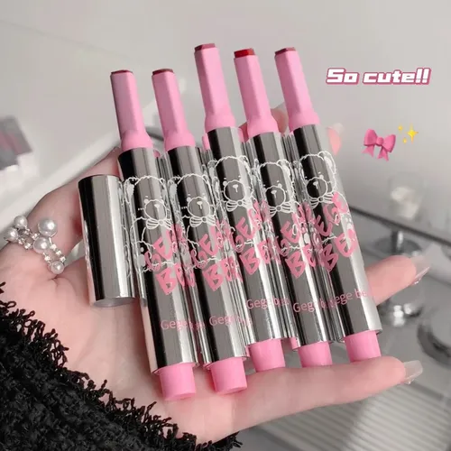 Labial Pecil Solid Jelly Crystal Hidratante Gege Bear