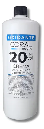 Crema Oxidante Coral Negro 1lt Decoloracion Tinturas