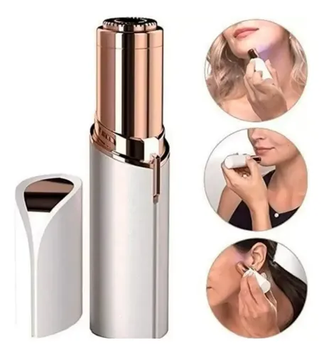 Combo Depiladora Facial + Depiladora De Cejas Recargable Color Blanco