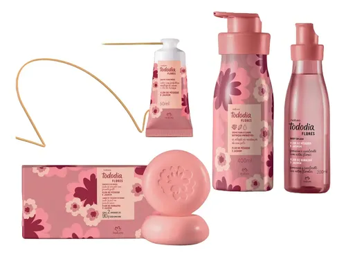 Kit Natura Flores De Durazno Y Jazmín: Body Splash 200ml
