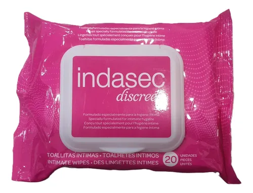 Toallitas Íntimas Indasec Discreet X 20 Unidades
